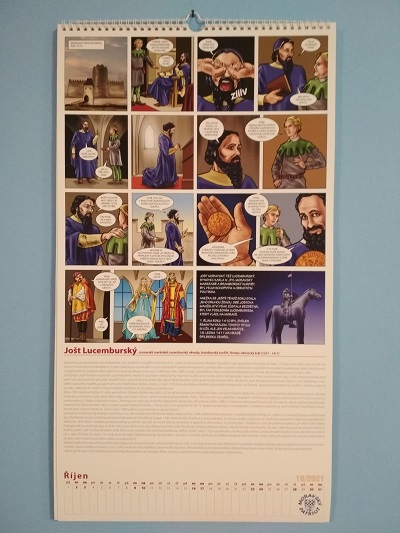 Nástěnný kalendář 2021 střípky z moravské historie